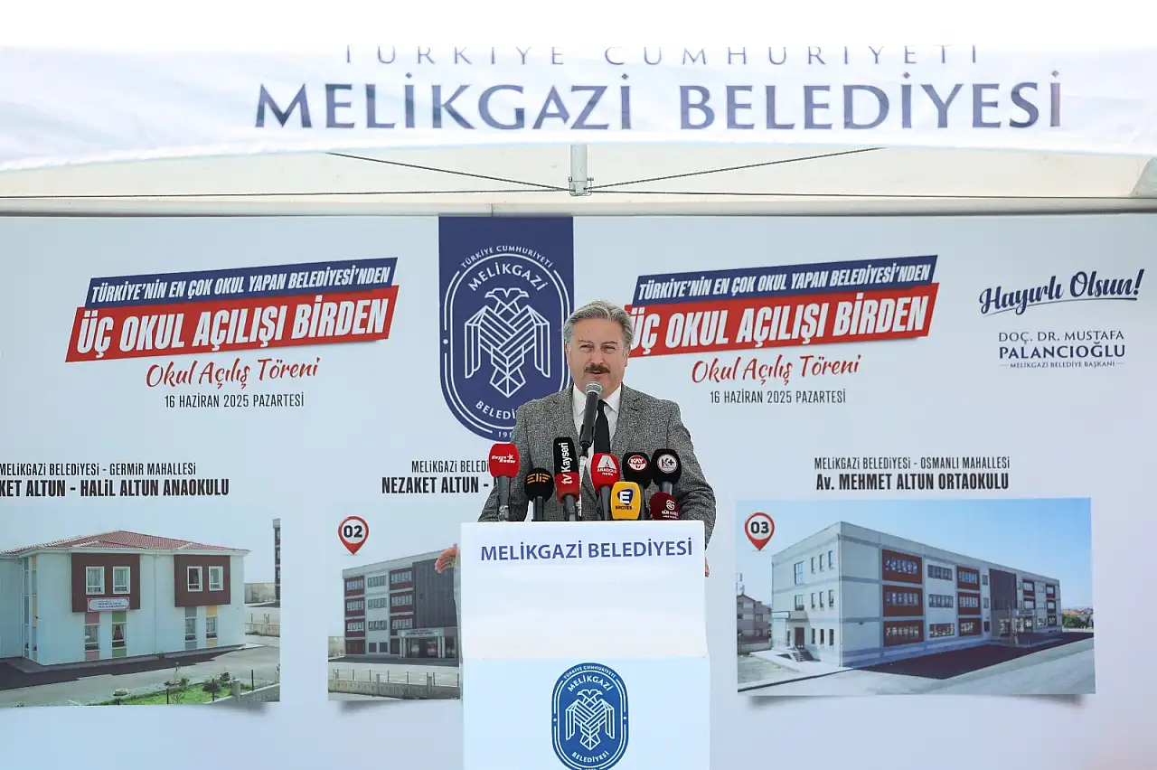 Kayseri'de 3 okul aynı anda açıldı!