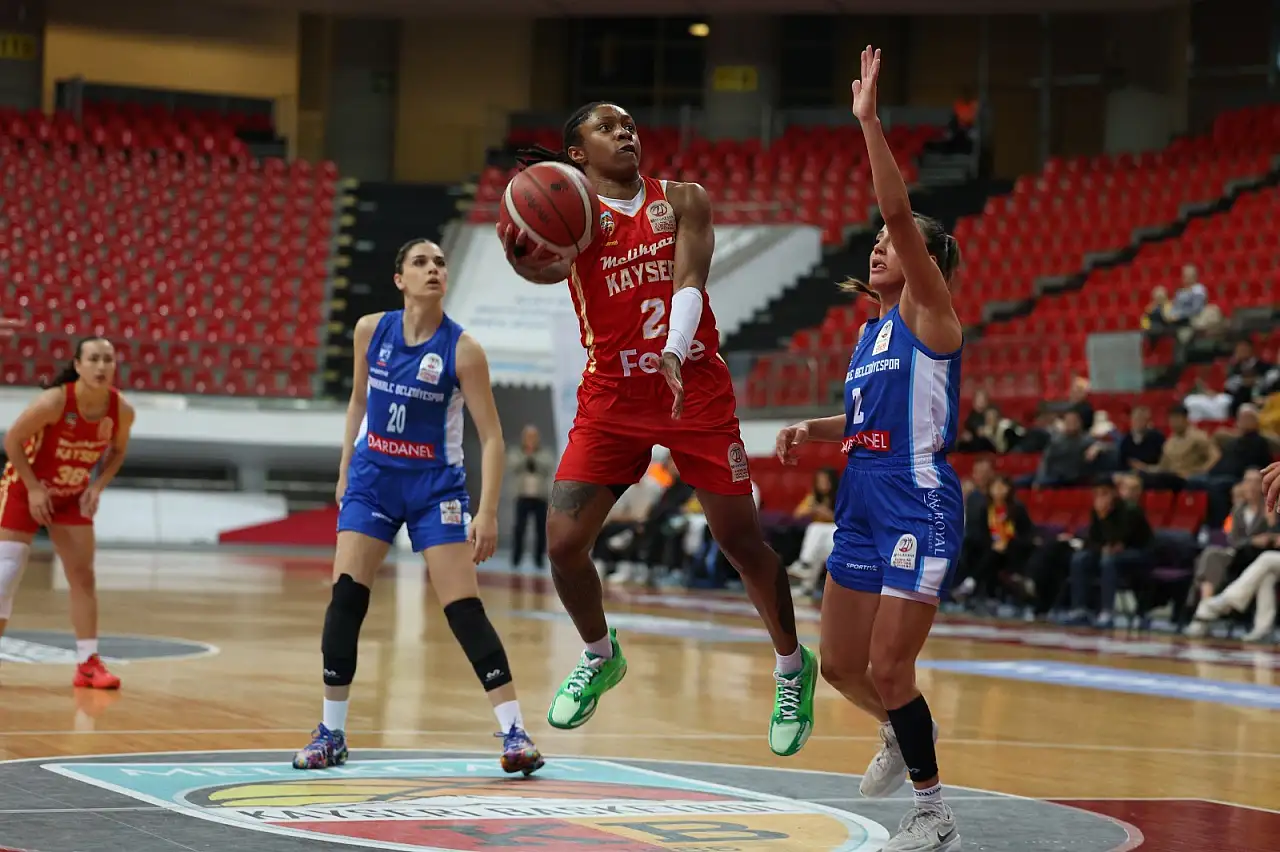 Melikgazi Kayseri evinde fırtına gibi: Çanakkale'ye 19 sayı fark