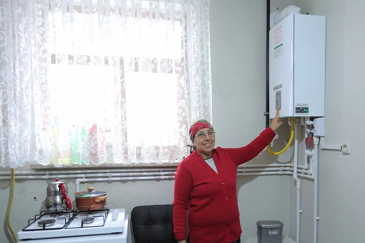 Kayseri'de 4 bin hane kömürden doğal gaza geçti