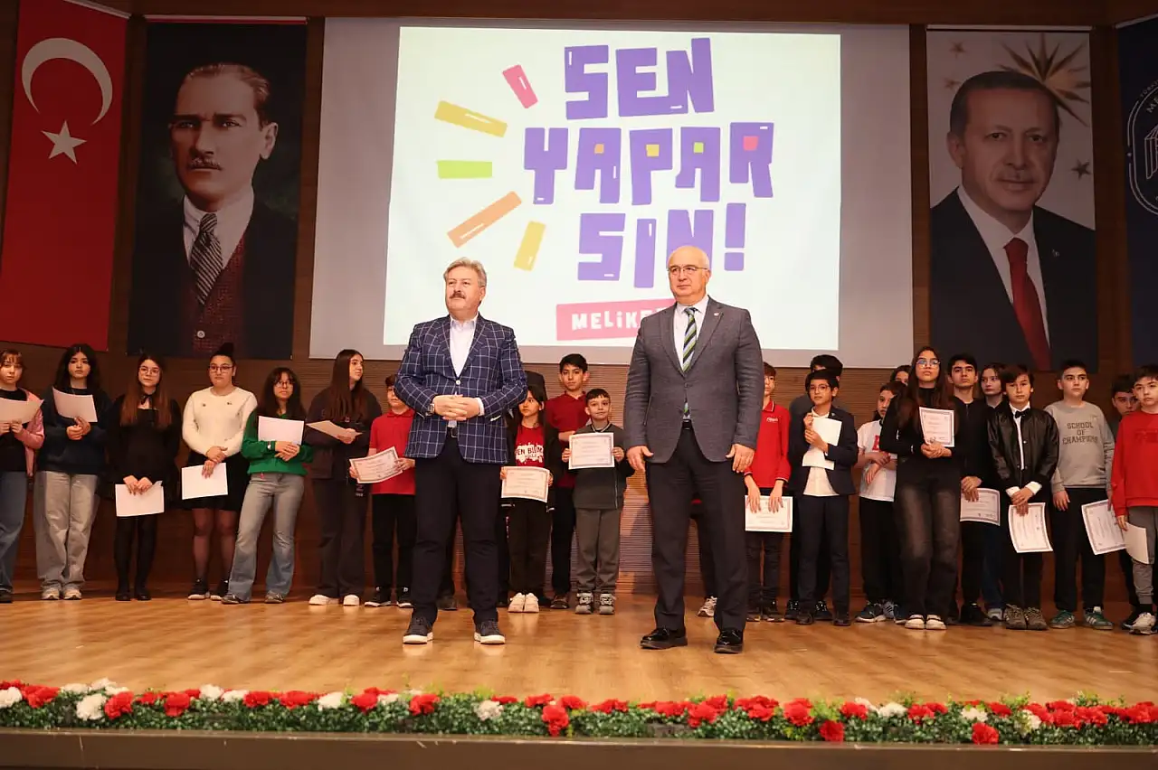 Melikgazi'de minik müzisyenler ödüllendirildi!