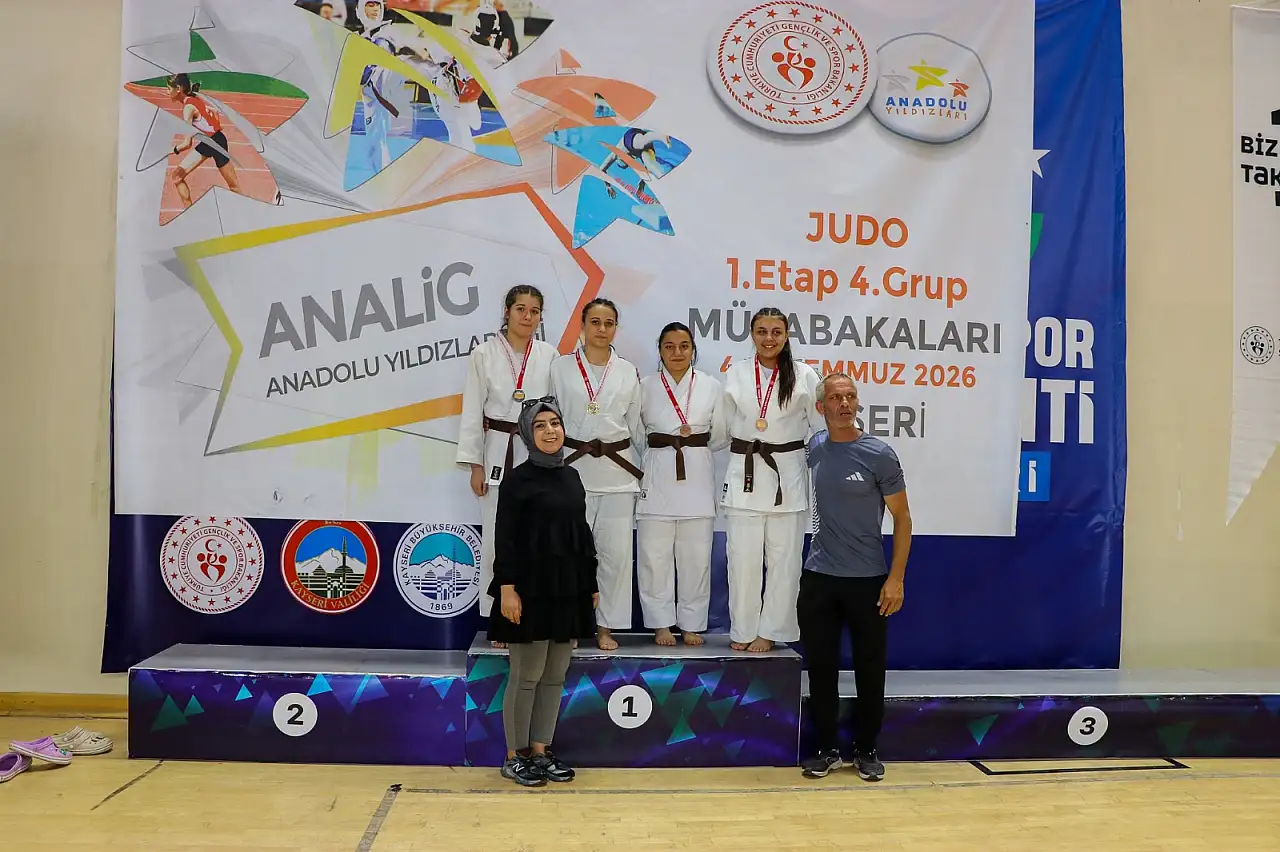 Kayseri'de ANALİG Judo heyecanı sona erdi! Madalyalar sahiplerini buldu