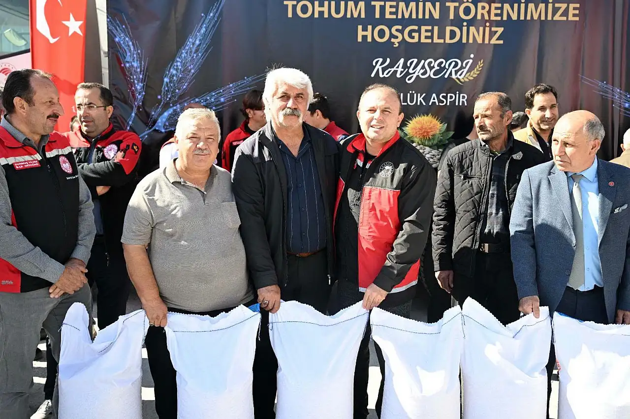 Kayseri'de çiftçiye tohum desteği! Boş araziler üretime açılacak