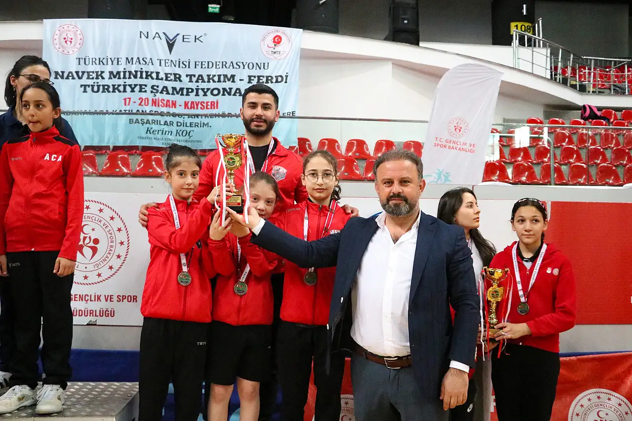 Türkiye Minikler Şampiyonası Kayseri'de tamamlandı