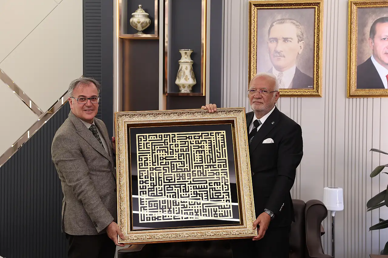 Kayseri protokolü Hacılar'da bir araya geldi...