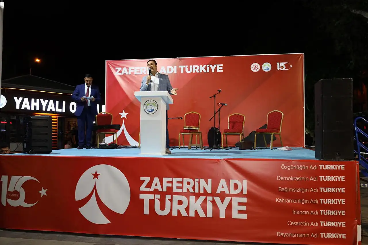 Yahyalı'da 15 Temmuz'a anlamlı anma: Şehitler için binlerce dua