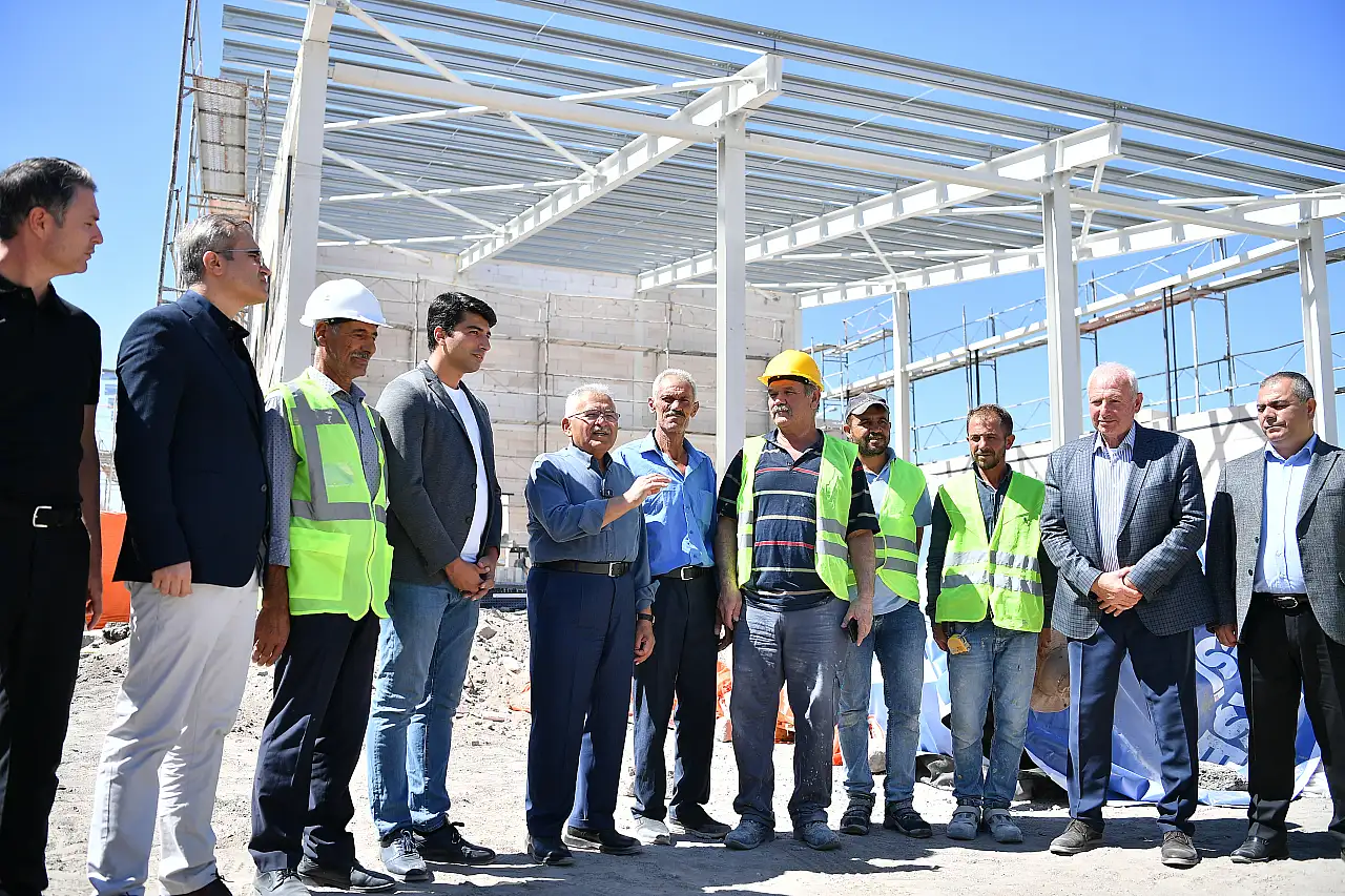 Kayseri'ye yeni itfaiye binası!