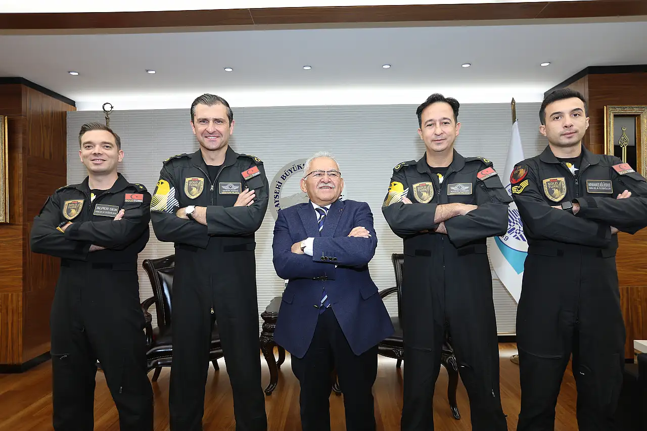 Büyükkılıç SOLOTÜRK ekibini ağırladı!
