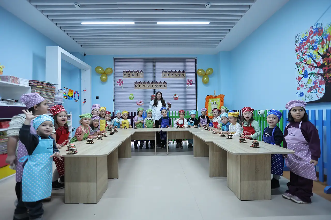 Kayseri'de minik şefler bir araya geldi: Lezzetli dakikalar....