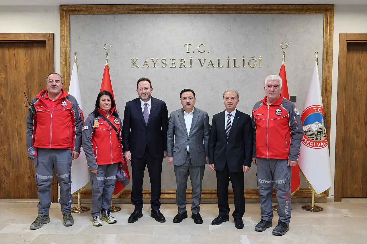 MÜSİAD SAR Arama Kurtarma Ekibinden Vali Gökmen Çiçek'e ziyaret