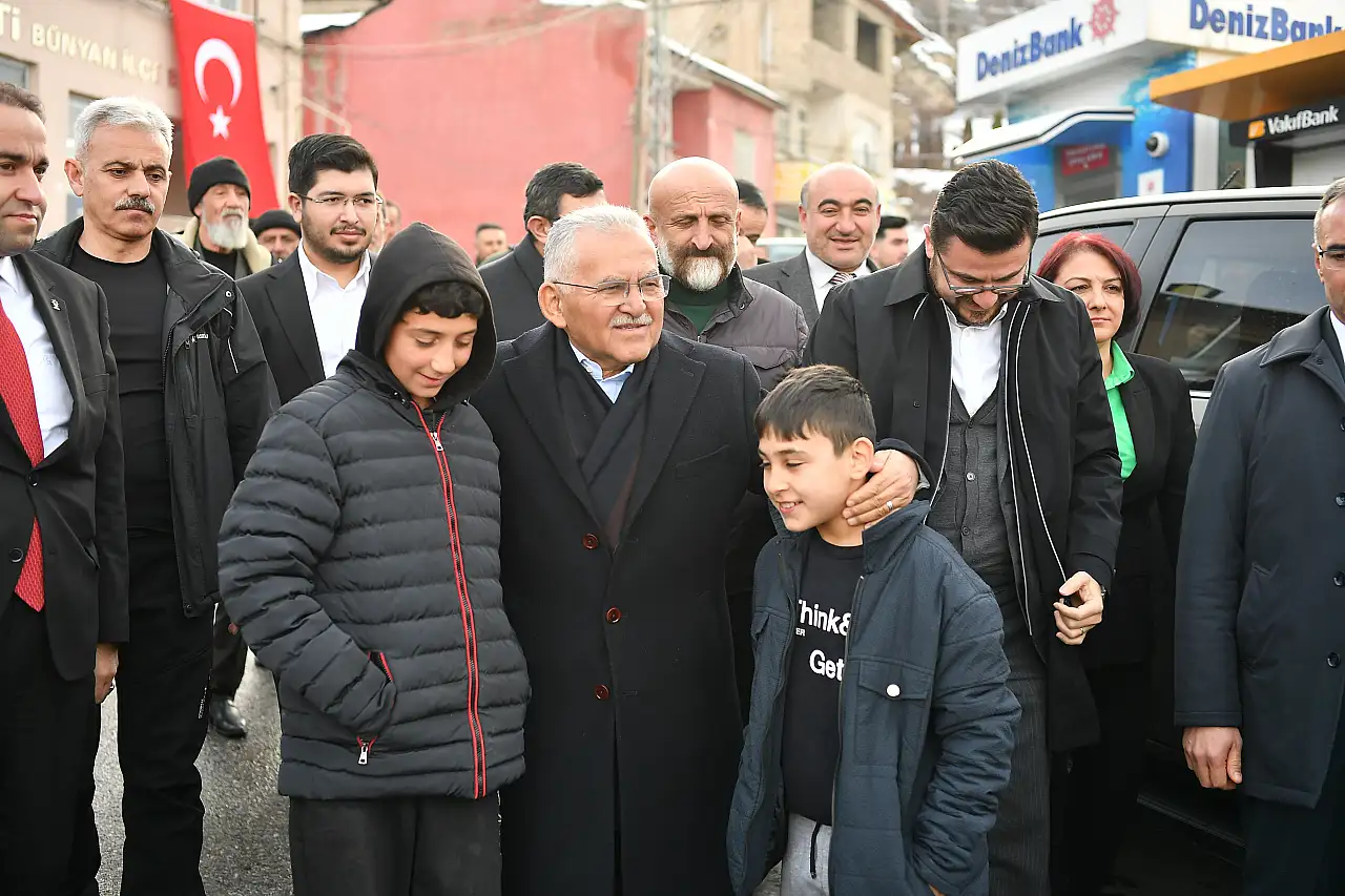 Başkan Büyükkılıç'ın 15'inci durağı Bünyan ve Tomarza oldu!