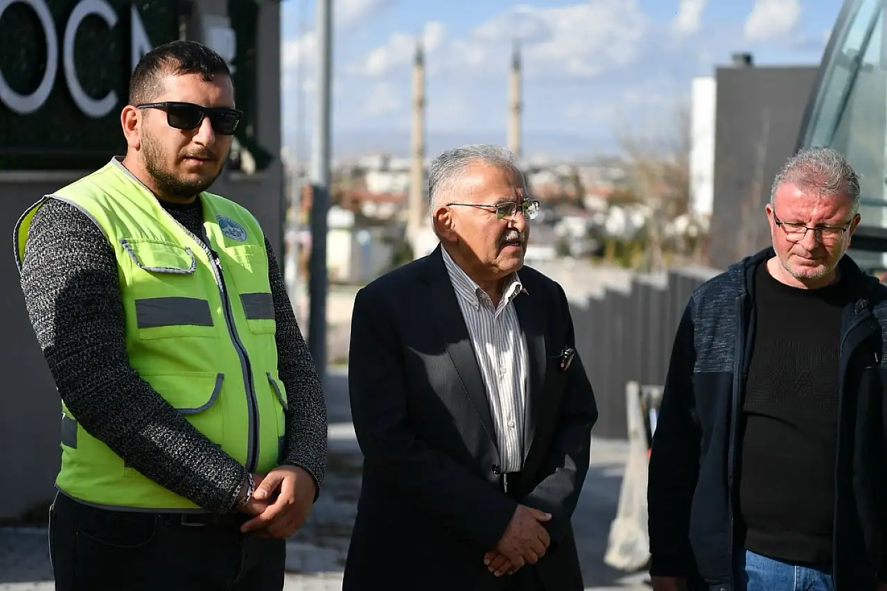 Büyükşehir'den kot düzenleme çalışması: Başkan Büyükkılıç yerinde inceledi!