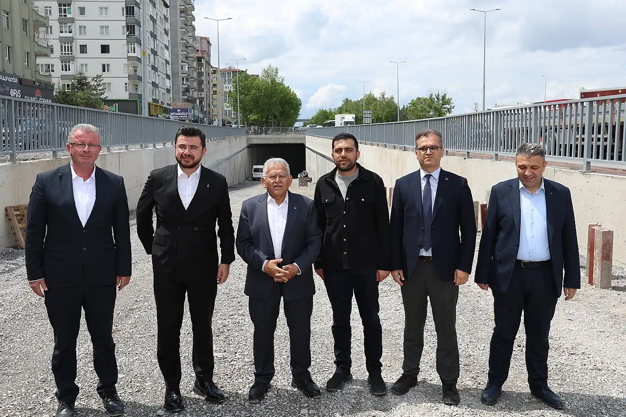 Başkanlardan DSİ Kavşağı'na inceleme: Kayseri'de sona yaklaşan kritik proje...