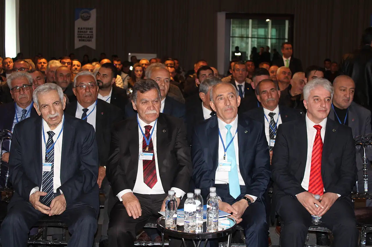 Kayseri Esnaf ve Sanatkarlar Odaları Birliği Genel Kurulu başladı