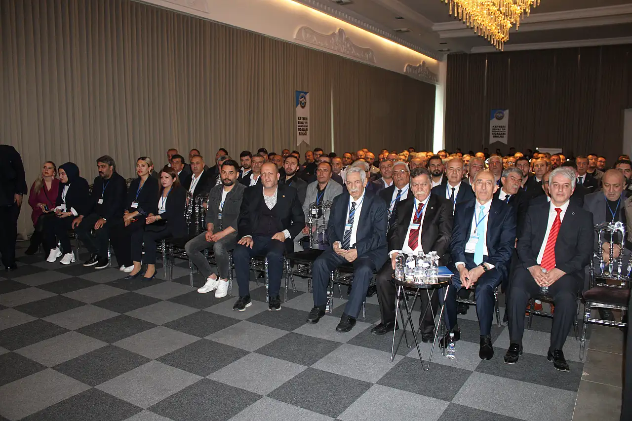 Kayseri Esnaf ve Sanatkarlar Odaları Birliği Genel Kurulu başladı