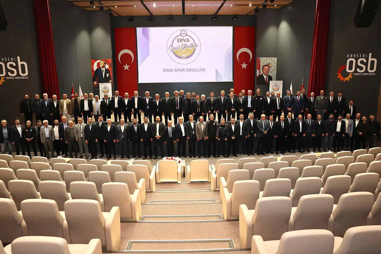 Kayseri'de ERVA Spor Okulları değerlendirildi