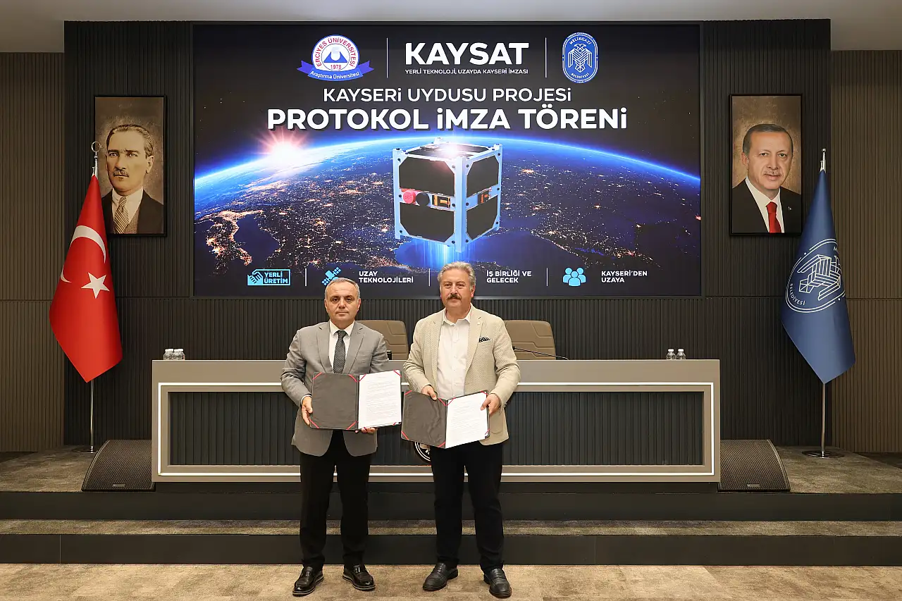 ERÜ'de gururlandıran gelişme: Yerli ve milli üretim KAY-SAT için ilk adım atıldı!