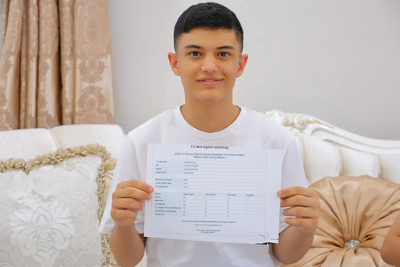 Kahramanmaraşlı depremzede öğrenciden gururlandıran LGS başarısı