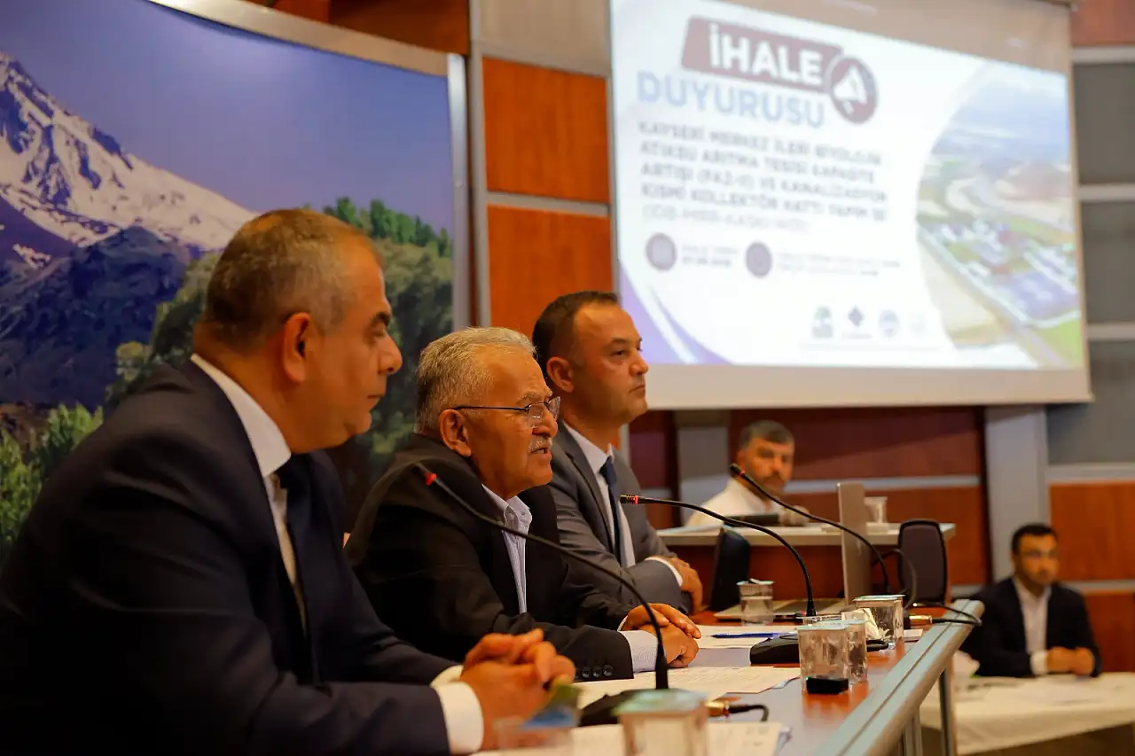 Kayseri'de 60 milyon euro'luk dev proje için ihale gerçekleştirildi