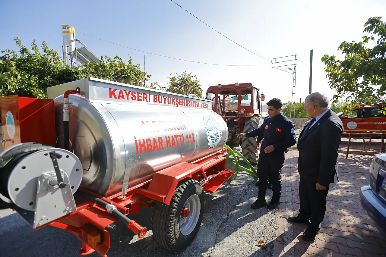 Kayseri'de yangınlara karşı yeni önlem: 2 mahalleye teslim edildi