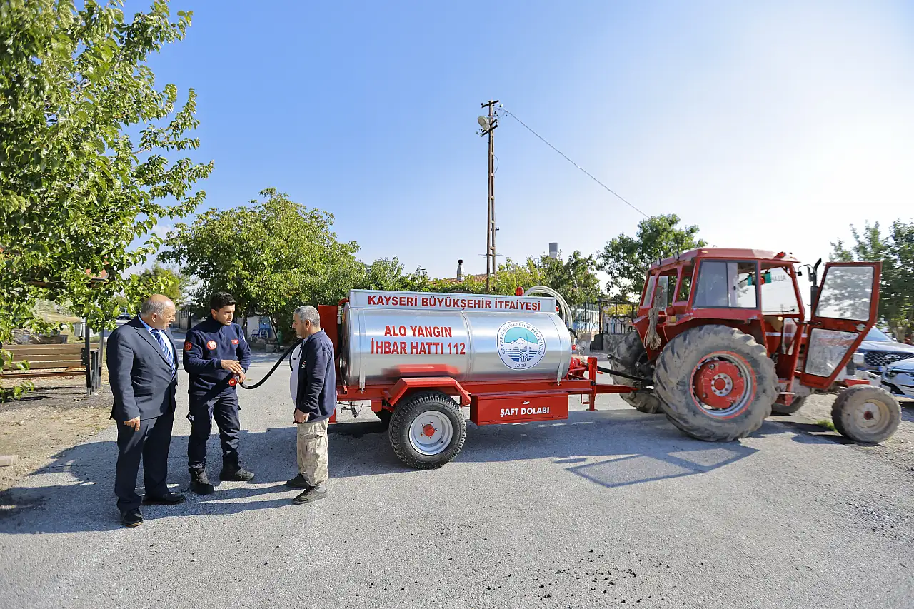 Kayseri'de yangınlara karşı yeni önlem: 2 mahalleye teslim edildi