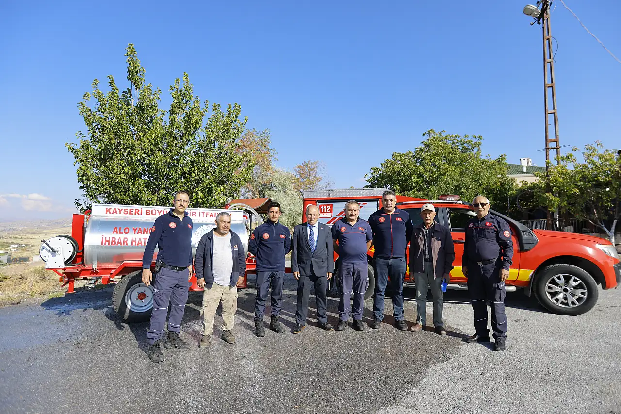 Kayseri'de yangınlara karşı yeni önlem: 2 mahalleye teslim edildi