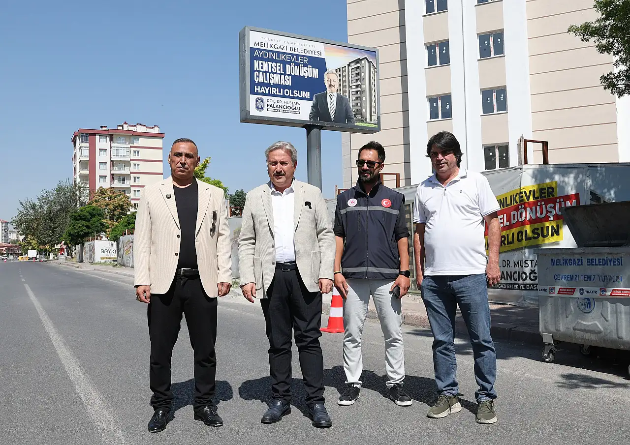 Melikgazi Belediyesi'nden büyük kentsel dönüşüm hamlesi