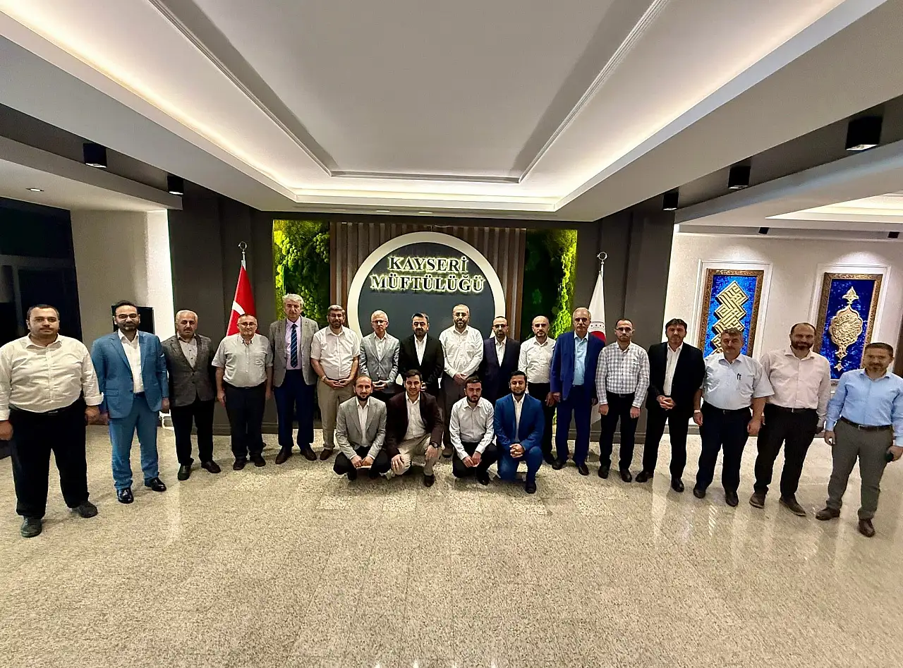Kayseri Müftülüğü'nde veda buluşması!