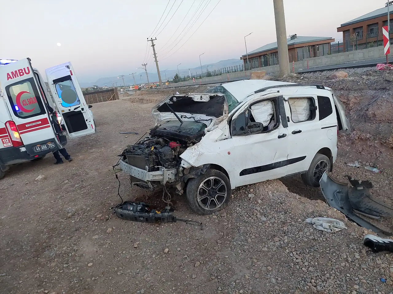 Kayseri-Malatya karayolunda kaza: 5 yaralı!