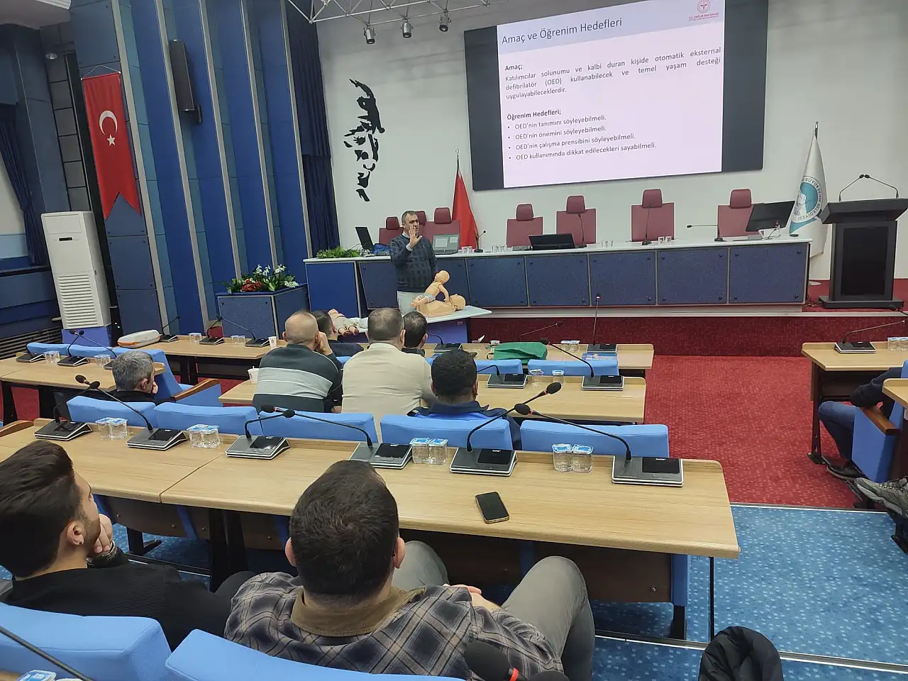 Kayseri'de belediye personeline ilk yardım eğitimi!