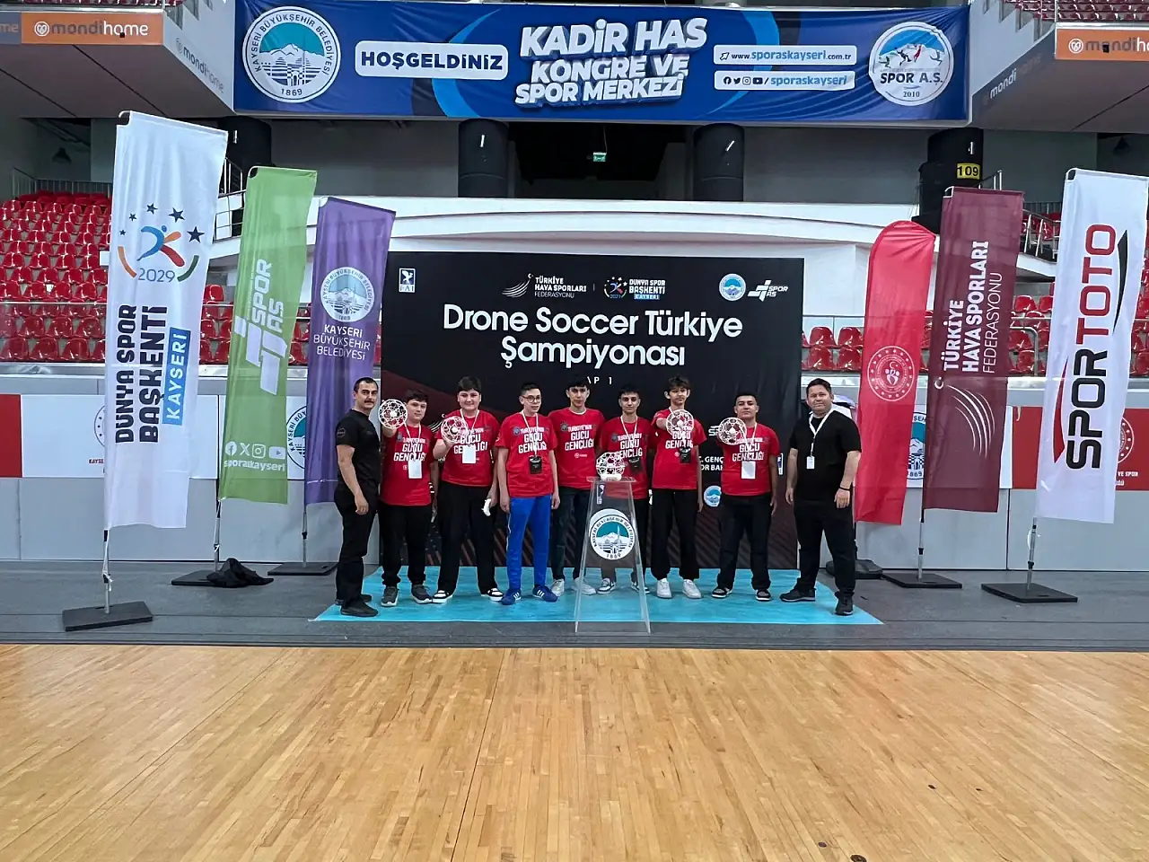 Drone Soccer Türkiye Şampiyonası'nda ev sahibi Kayseri!