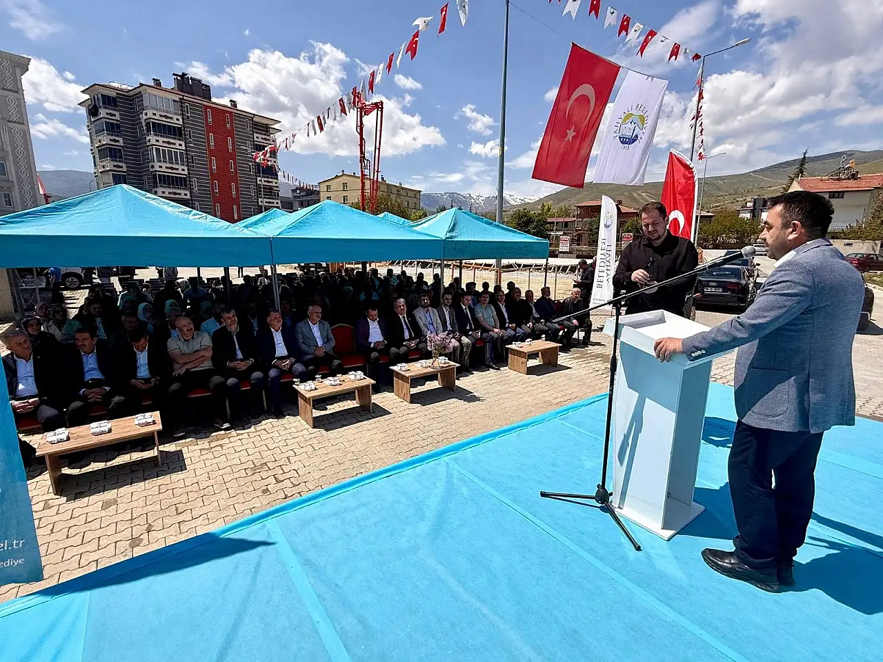 Yahyalı'da 4-6 Yaş Kur'an Kursu ve Diyanet Gençlik Merkezi'nin Temeli Atıldı