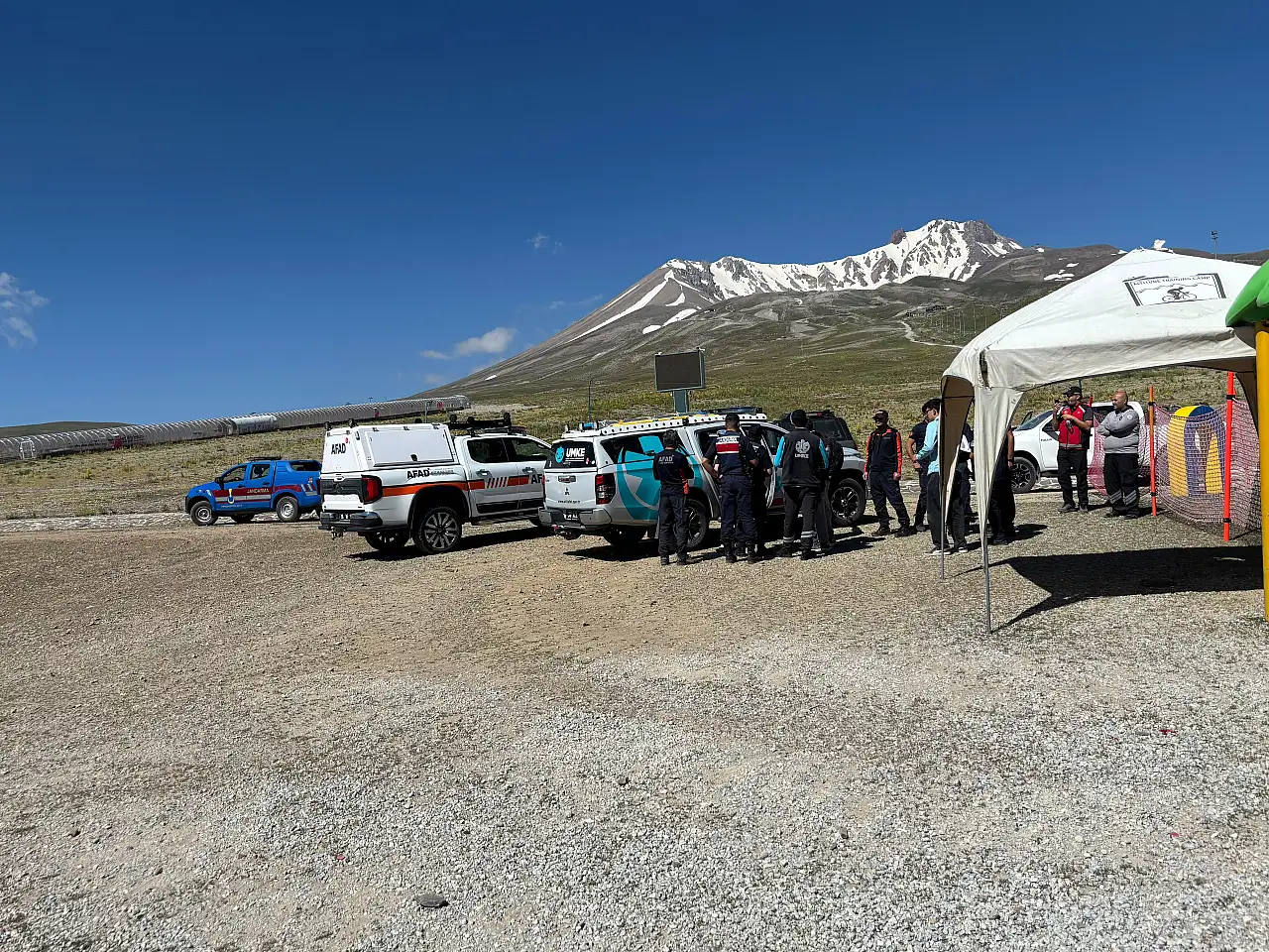 Erciyes'te nefes kesen kurtarma operasyonu