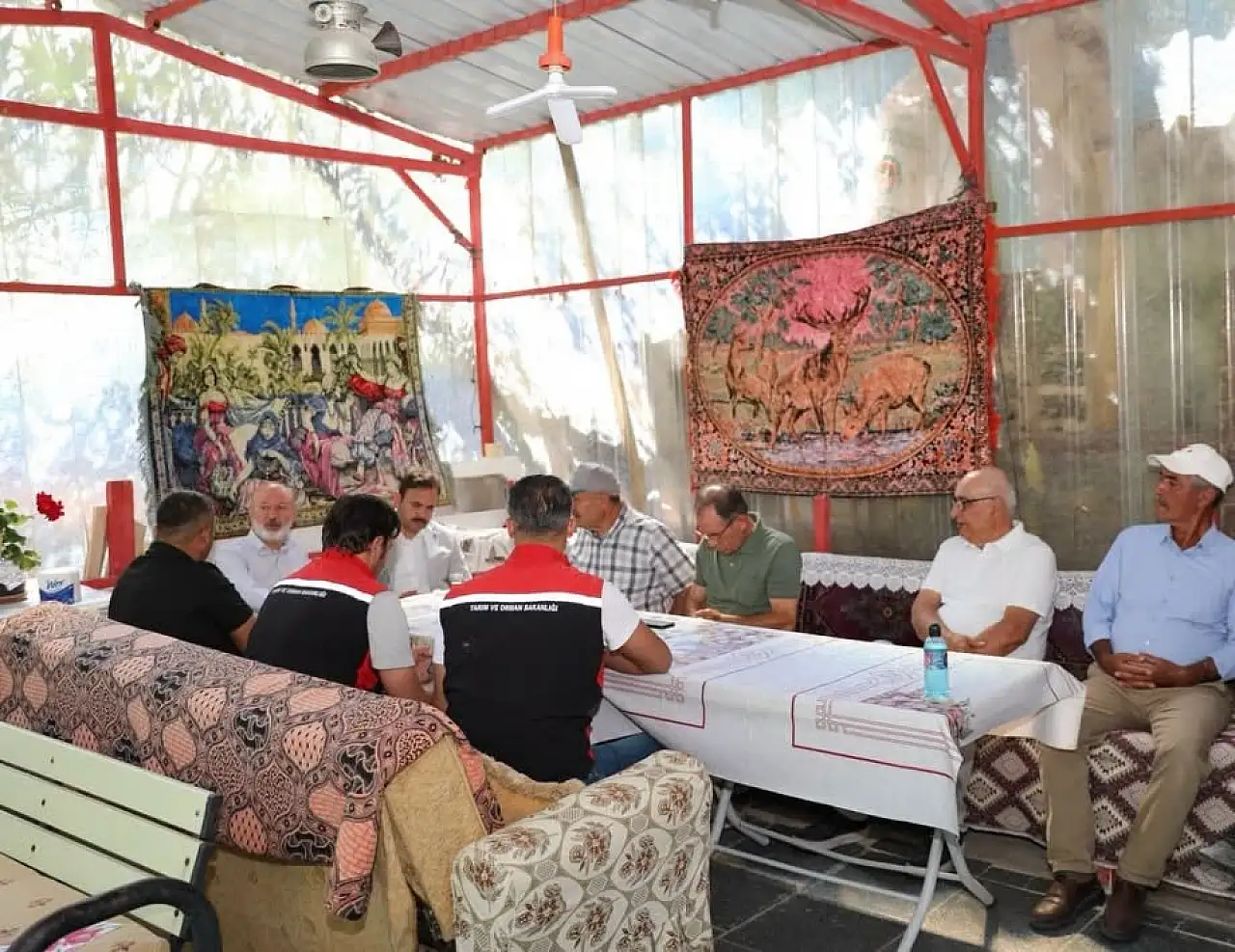 Kocasinan'da tarım buluşması hasatla taçlandı