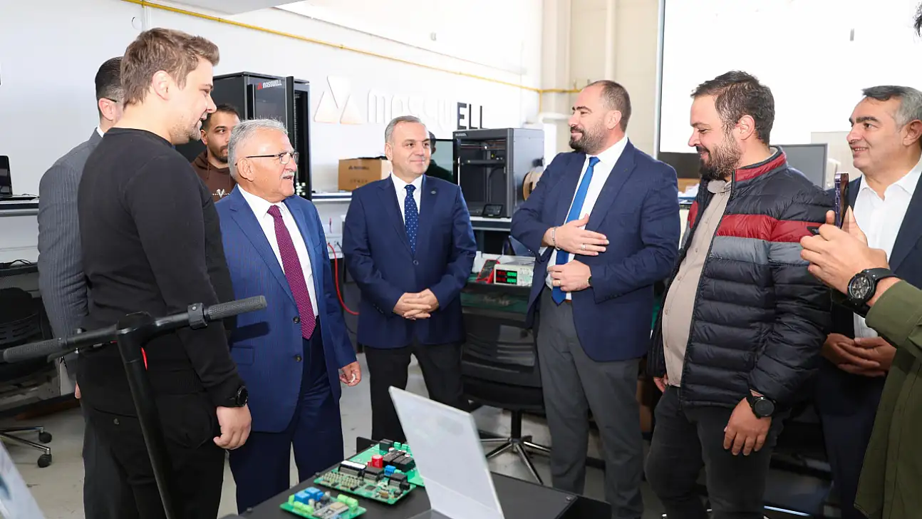 Kayseri'de teknoloji yatırımlarına yakın takip