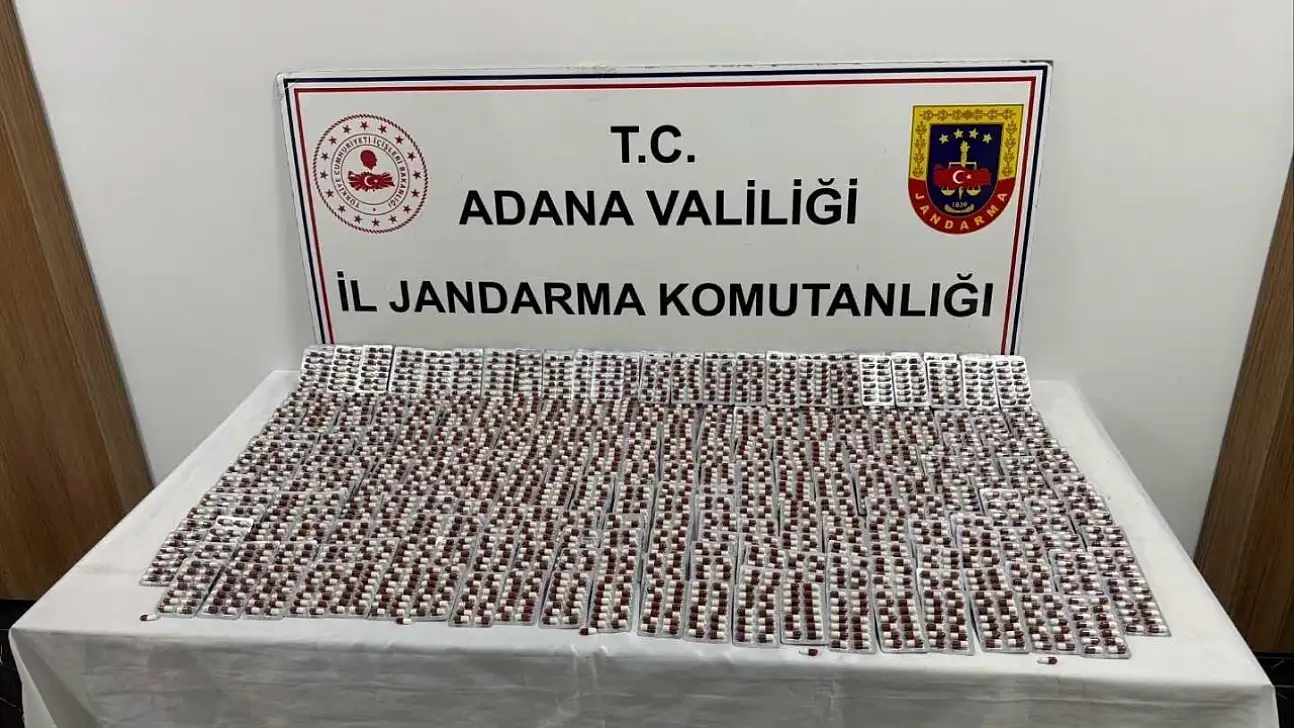 Adana'da çok miktarda sentetik ecza ele geçirildi!