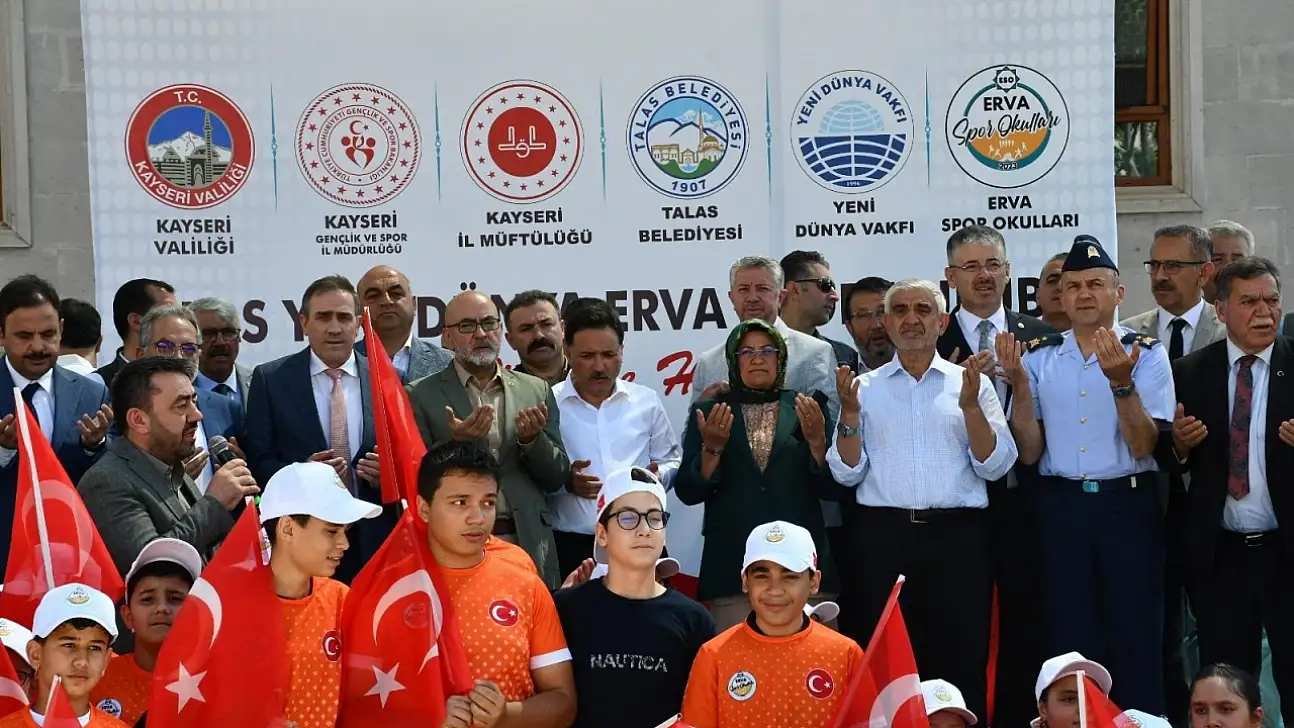 Kayseri'de ERVA ailesi büyüyor! 73'üncü spor okulu hizmete açıldı