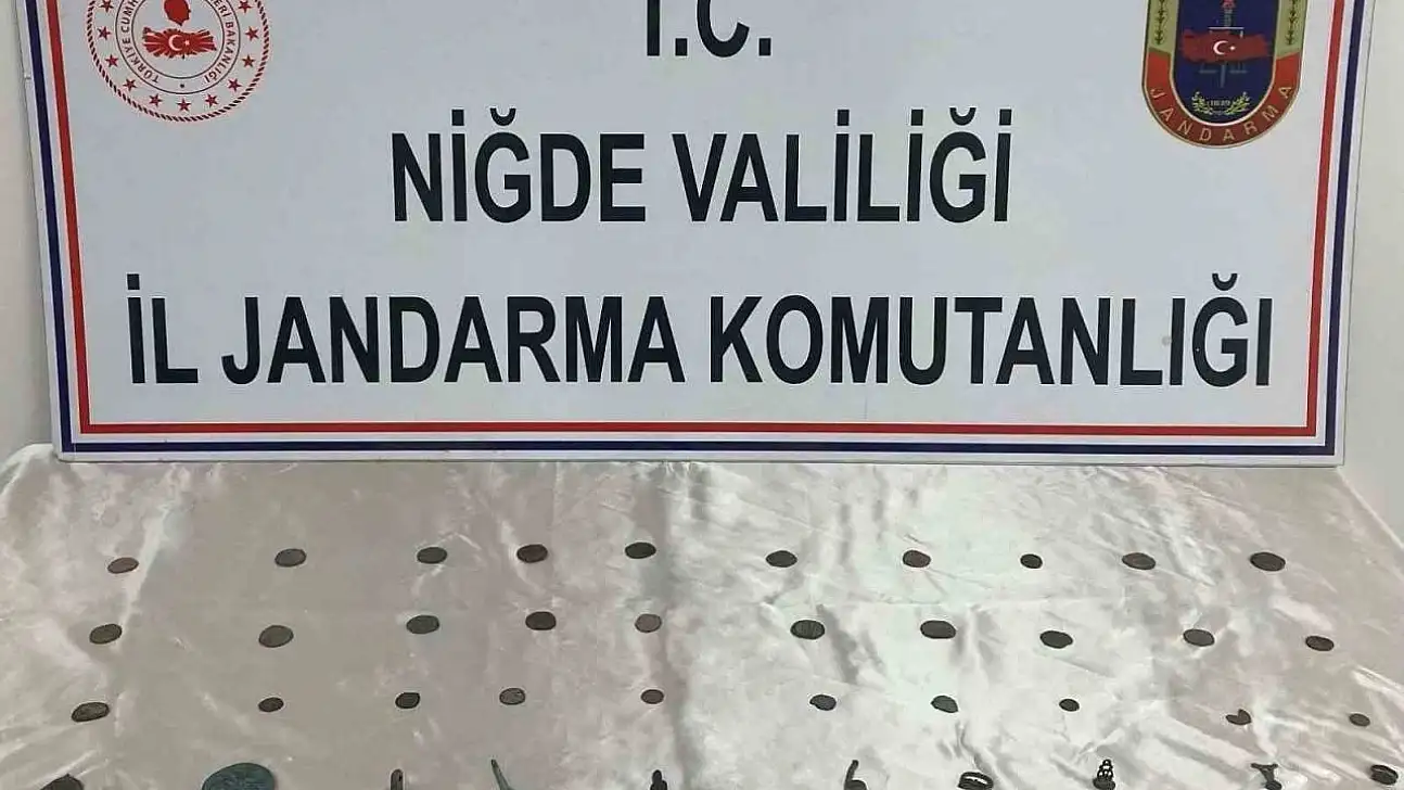 Niğde'de 'Anadolu Mirası Operasyonu onlarca eser ele geçirildi!