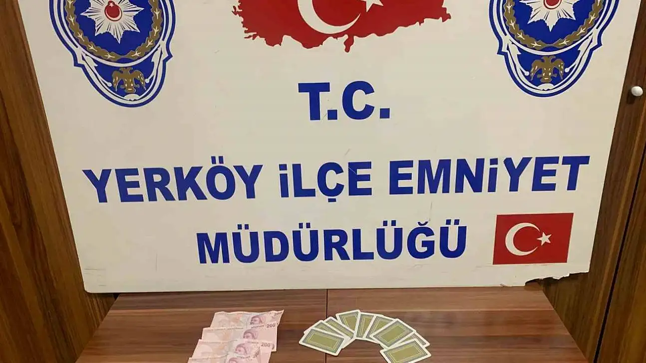 Yozgat'ta kumar baskını