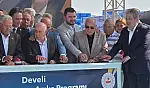 Develi'de dev yatırım günü! Bir günde hem temeller atıldı hem kurdeleler kesildi