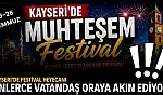 Kayseri'de 7'den 70'e festival heyecanı: Binlerce vatandaş oraya akın ediyor