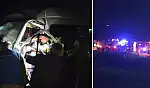 Kayseri'de feci kaza: 1 ölü, 20 yaralı