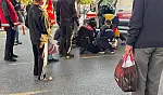 Kayseri'de motorlu polis devrildi: Kadın polis hastaneye kaldırıldı