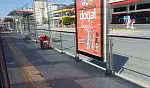 Kayseri'de tramvayda şaşırtan bekleyiş! Yolcular ne olduğunu anlamaya çalıştı