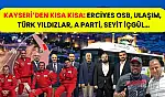 Kayseri'den Kısa Kısa: Erciyes OSB, Ulaşım, Türk Yıldızlar, A Parti, Seyit İçgül…