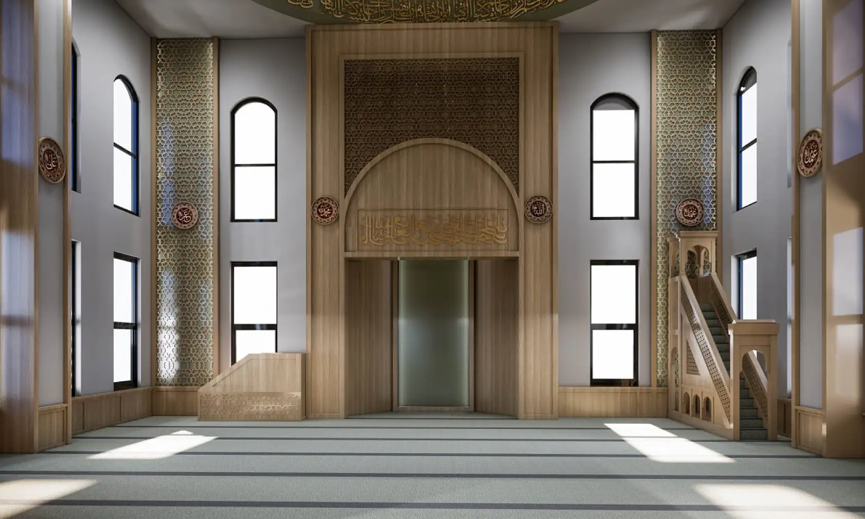 Becen'deki eski Aynalı Cami yeniden inşa ediliyor