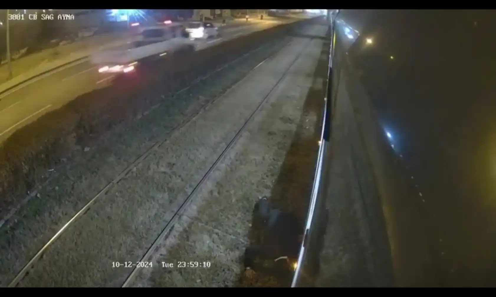 Kayseri'de raylı sistem hattında hareketli anlar!