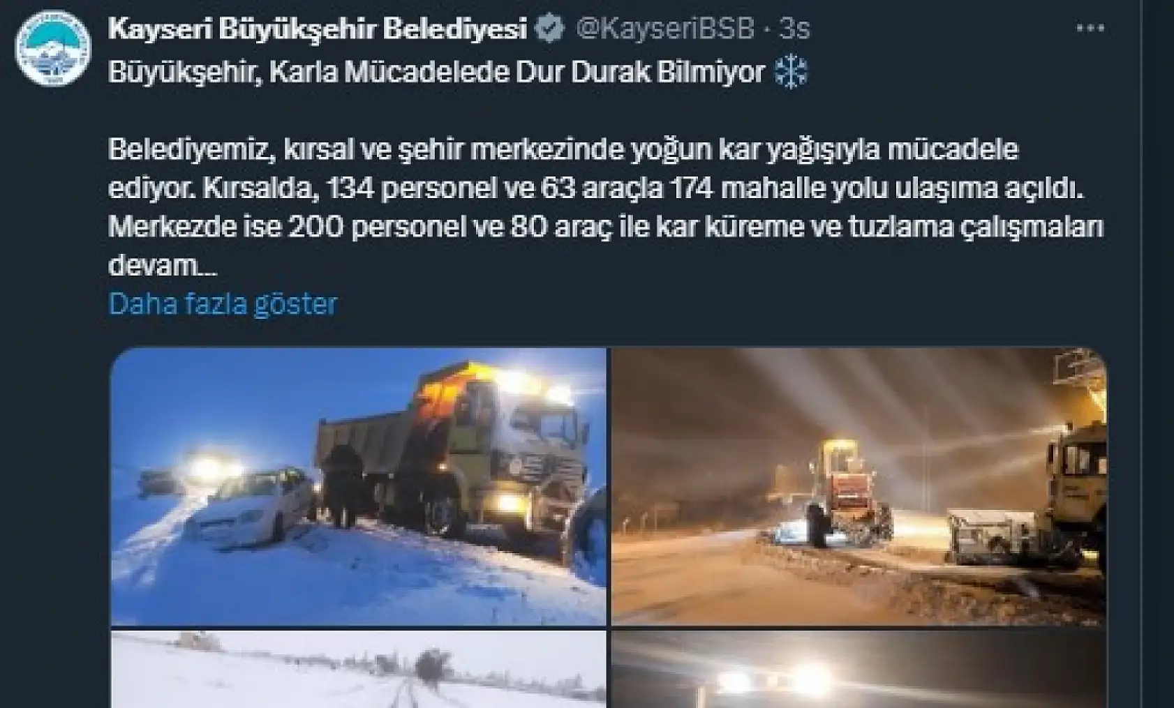 Kayseri'de 20 Mart 2025 sosyal medya hesaplarında neler paylaşıldı? İşte gündem olan çarpıcı konular…