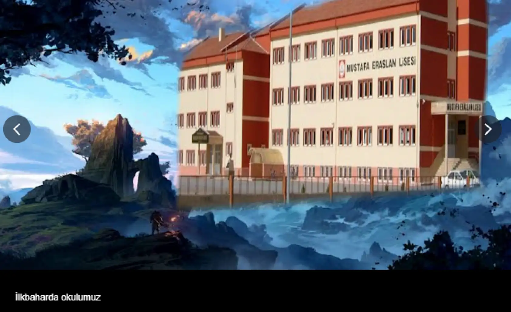 Mustafa Eraslan Anadolu Lisesi'nin bu halini gördünüz mü?