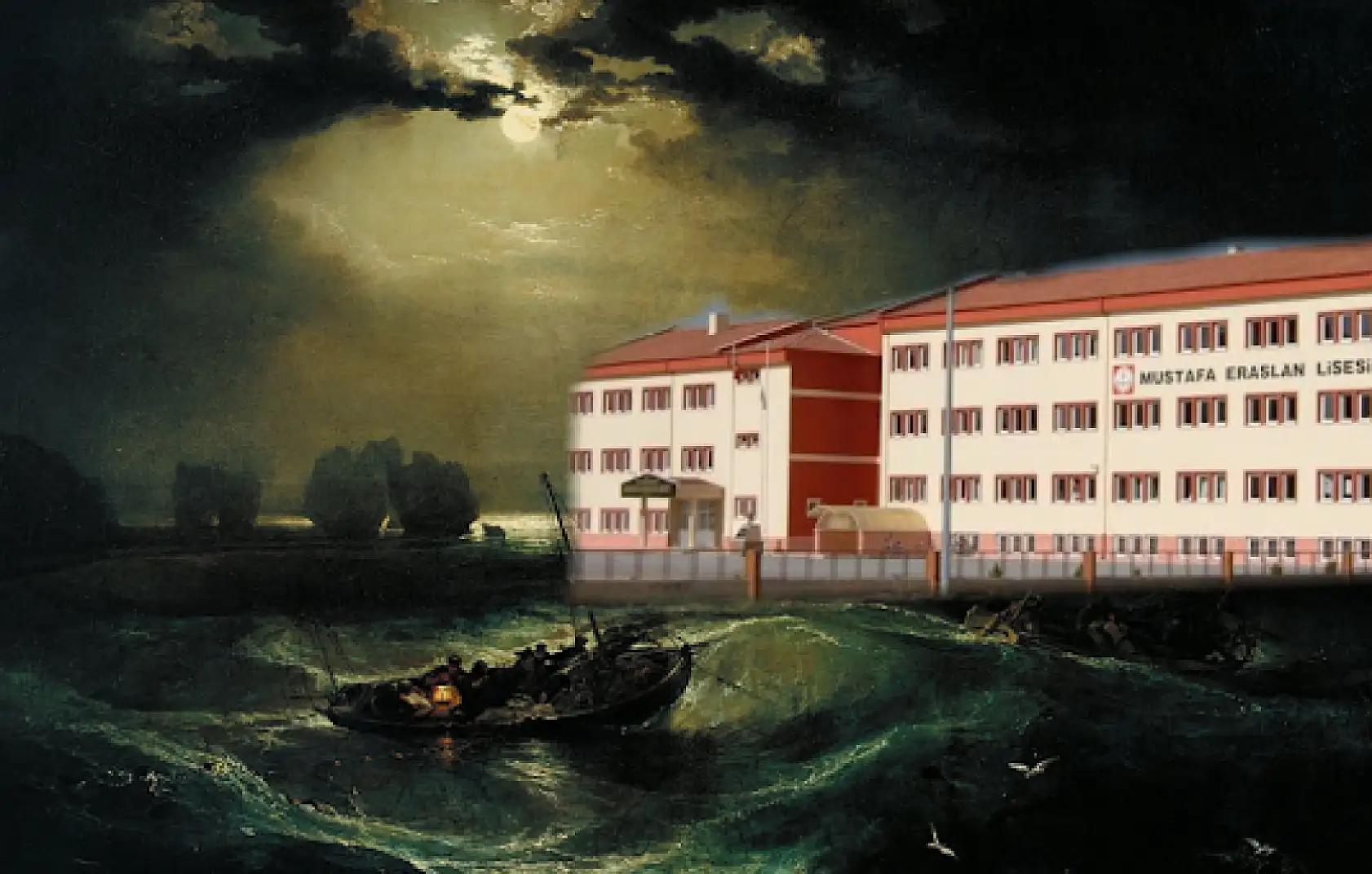 Mustafa Eraslan Anadolu Lisesi'nin bu halini gördünüz mü?