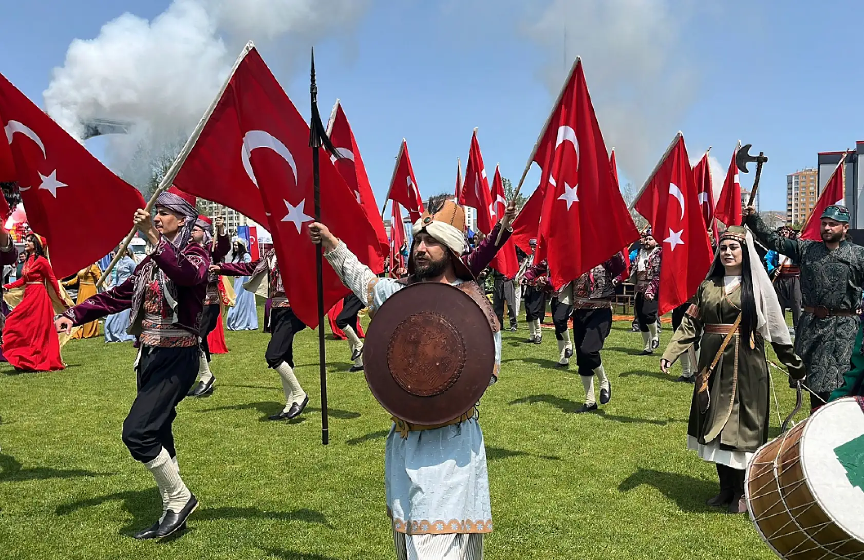 Kayseri'de 19 Mayıs renkli görüntülere sahne oldu!